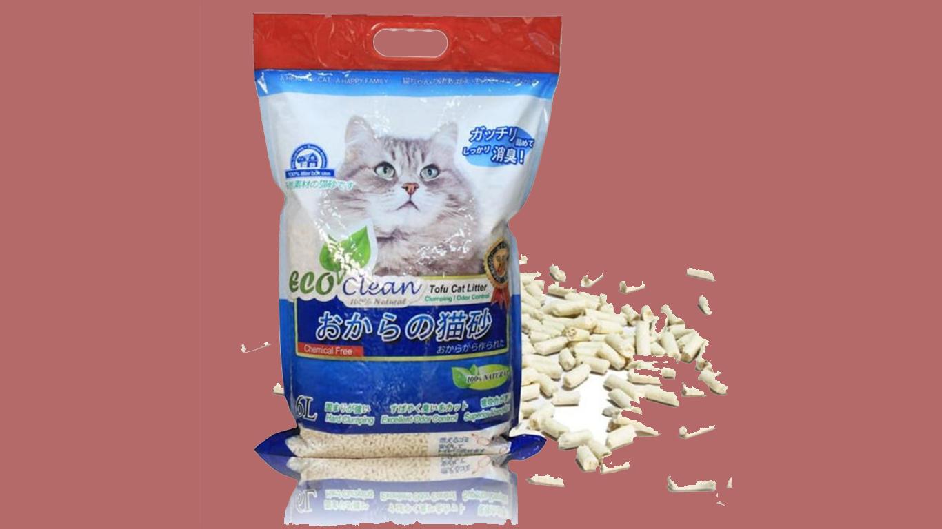 4. Eco Clean Tofu Cat litter.